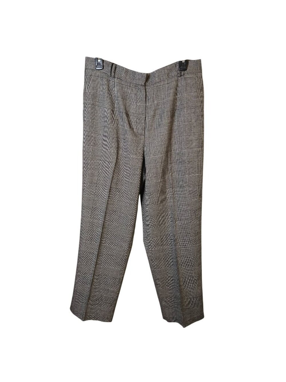 Talbots Petites Wool Glen Plaid Trouser Pants Size 12 Petite